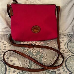 Dooney & Bourke Fuchsia Pouchette Crossbody Bag